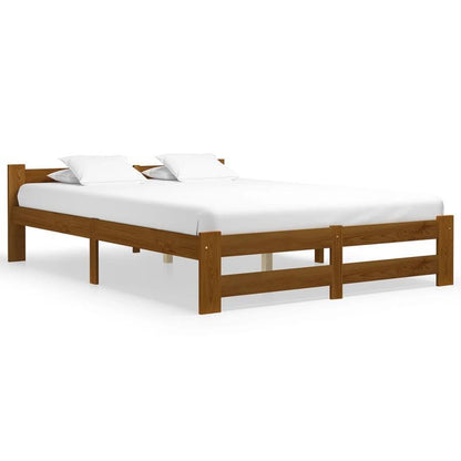 Bedframe – Eenpersoonsbed – Kinderbed – Logeerbed – Slaapbank – Modern Houten Bedframe – Met Opbergruimte – 120x200 cm – Eenvoudige Montage