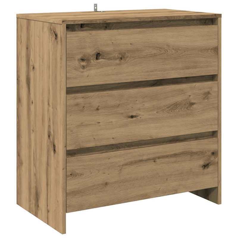 3-Delige Sideboards Edited Wood Artisanaal Eikenkleur Practical And Removable