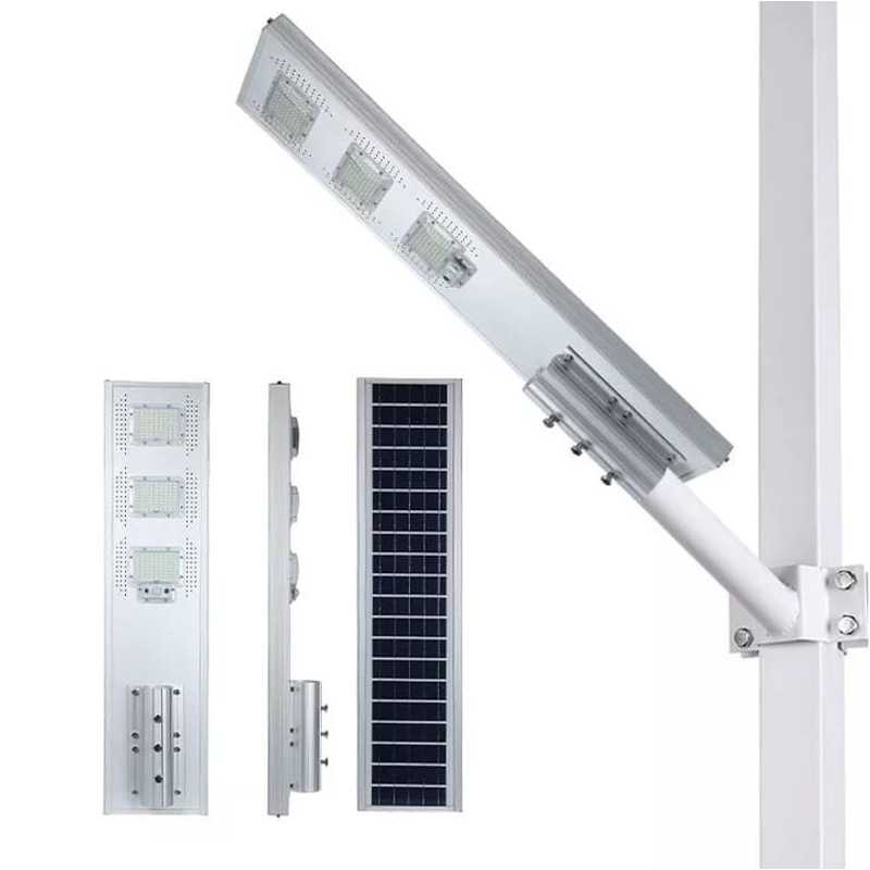 Tuinlamp Solar – Solar Tuinverlichting – Buitenlamp Zonne-energie – LED Buitenlamp – Tuinlantaarn – 1600W Krachtig Licht – Aluminium Behuizing IP66
