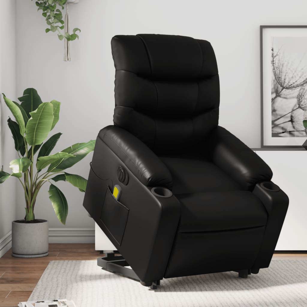 Elektrisch Verstelbare Sta-Op Stoel – Sta Op Stoel – Relaxfauteuil – Elektrische Relaxstoel – Verstelbare Fauteuil – Liftfunctie – Kunstleer Bekleding
