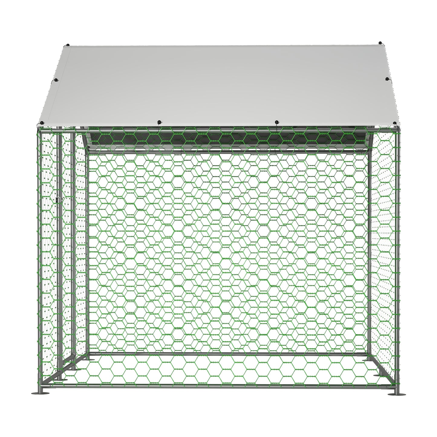 Dierenren – Kippenren – Konijnenren – Kleine Dierenren – Puppyren – Stevige Metalen Constructie – Vergrendelbare Deur