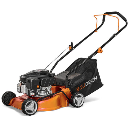 Grasmaaier – Robotmaaier – Gazonmaaier – Duwmaaier – Elektrische Maaier – 132cc 4-Takt Benzinemotor – 400 mm Stalen Maaimes