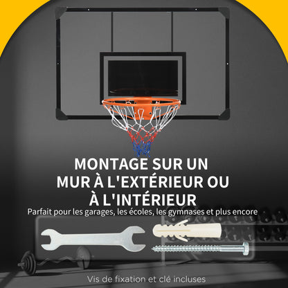 Basketbalring – Basketbalbord – Basketbalset – Basketbaldoel – Basketbalnet – Muurbevestigd – Verstelbare Hoogte – Weerbestendig Stalen Frame