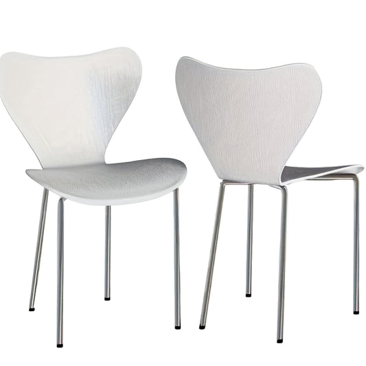 Stapelbare Stoelen – Bezoekersstoel – Vergaderstoel – Werkstoel – Kantinestoel – Set Van 2 – Hoogwaardig Polypropyleen – Chroom Metaal Frame