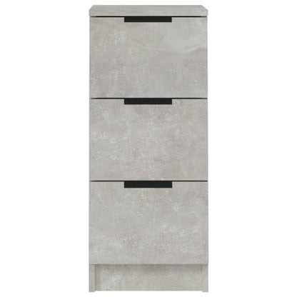 Sideboard – Opbergkast – Garagekast – Gereedschapskist – Schoenenrek – Betonlook Grijs – 30x30x70 cm – Gemaakt Van Hout