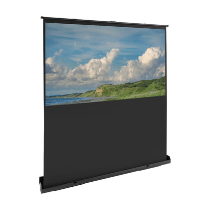 Projectiescherm – Beamerscherm – Projectiedoek – Draagbaar Scherm – Vloerprojectiescherm – 80 Inch – Aluminium Frame & 1.2 Gain
