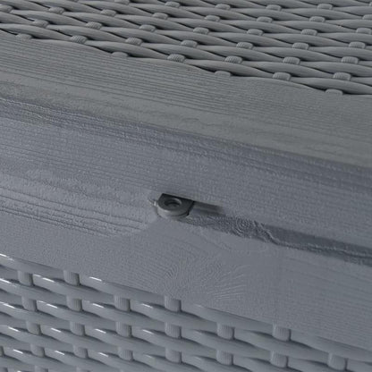 Opbergbox Tuin – Tuinkussenbox – Tuinkist – Tuinopbergkist – Opbergkist Tuin – 270 Liter – Weerbestendig PP-Rattan