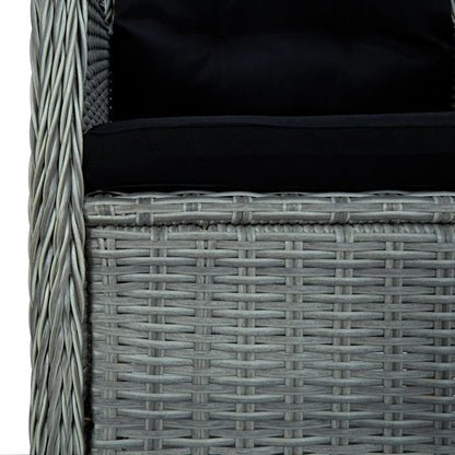 Tuinset – Buitenset – Tuinmeubilair – Eetset – Loungeset – Weerbestendig PE-Rattan – Acaciahouten Poten