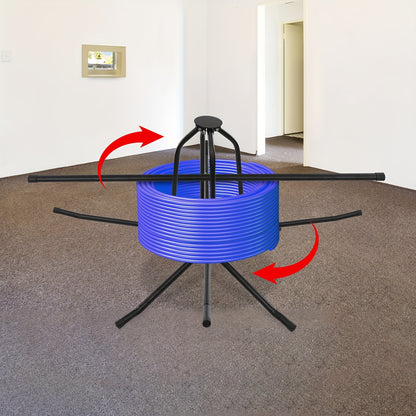 Pijpenontroller – Pijpenuitroller – Leidingspoelhouder – Buizenafroller – PEX Pijp Dispenser – Inklapbaar Ontwerp – Max Draagkracht 200 kg