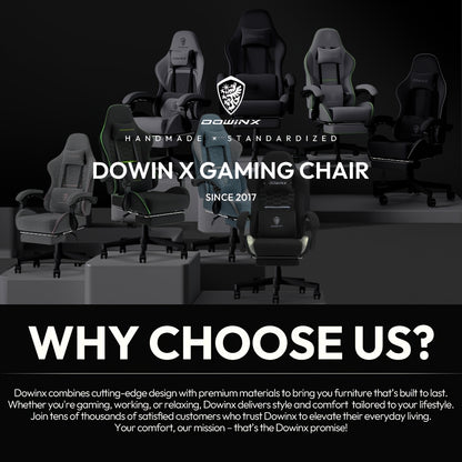 Gamestoel – Gaming Chair – Gaming Stoel – Game Stoel – Bureaustoel – Ergonomische High Back Rugleuning – Pocketveren Zitting – Verstelbaar – Met Metalen Frame – Max. Belastbaar 136 kg