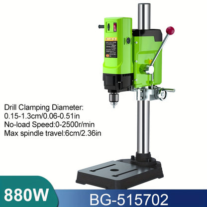 Boormachine – Boorpers – Boormachine Tafelmontage – Boren – Klopboormachine – 880W Vermogen – 6 Snelheden Instelbaar