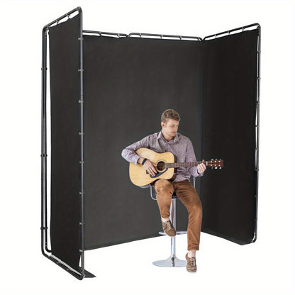 Fotografie Achtergrondstandaard – Backdrop Frame – Fotostatief – Studio Beugel – Achtergrondhouder – 4x2,4m Polyester – Makkelijk Montage & Draagtas