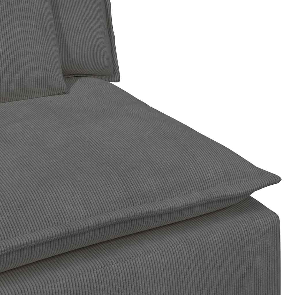 Modulaire Bank – Modulair Sofa – Hoekbank – Middenbank – 2-zitsbank – Corduroy Bekleding – Stevig Metalen Frame