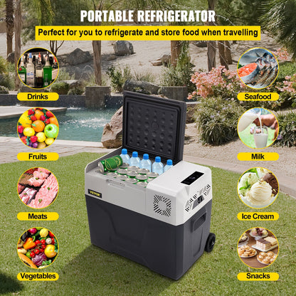 Autokoelkast – Autokoelbox – Mobiele Koelbox – Draagbare Koelkast – Compressor Koeltechniek – 40 Liter Inhoud – 12/24V & 230V Aansluiting