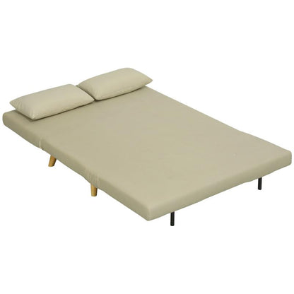 Slaapbank – Bedbank – Soggiorno Bed – Gameroom Sofa – Zithoek Bed – Verstelbare Rugleuning – Compact 130x78 cm – Velvet Look Polyester – Stevig Houten Frame