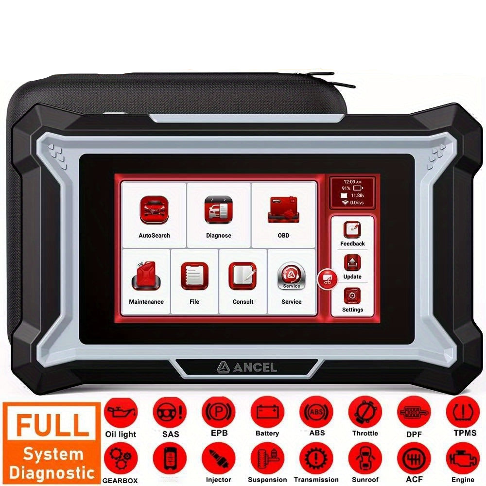 OBD2 Scanner – Autodiagnose Tool – Foutcode Reader – Diagnosetester – Auto Scanner – Uitlezen Motor & Airbagsystemen – Geen Batterij Nodig