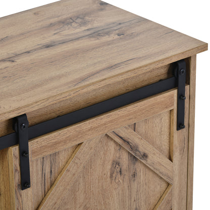 Large TV Cabinet TV Stand Sideboard Entertainment Center | Features two classic sliding doors, Adjustable shelves, Suitable for living room/dining room, Rustic style/modern design, Dimensions: 150*40*60cm, Antique brown, Meta