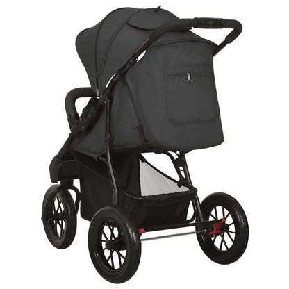 Buggy – Kinderwagen – Wandelwagen – Plooibuggy – Reisbuggy – Lichtgewicht en Compact – One-Hand Fold Mechanisme – Verstelbare Rugleuning – Antraciet