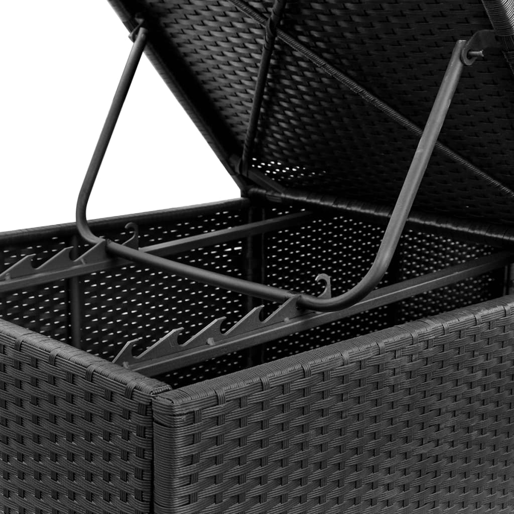 2-Zits Verstelbare Ligstoelen – Tuinstoelen – Ligbed - Lounge Stoelen – Poly Rattan Stoelen – Stalen Frame – Afneembare Kussens