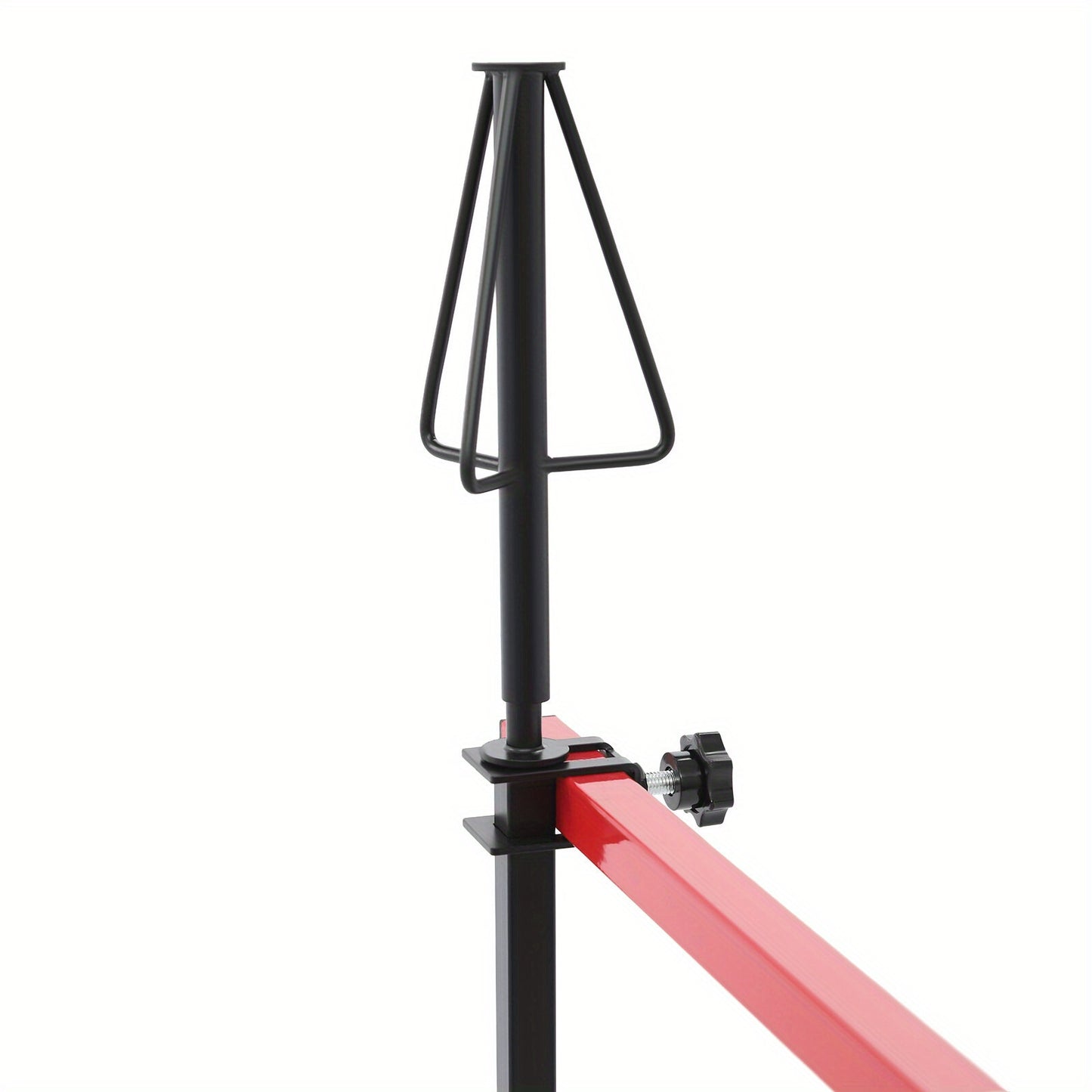Roterend Wielverfspiraal – Verfspiraal – Wieldraaibaar – Verfstandaard – Autospuiterij Rek – Robuust Gegalvaniseerd Staal – Vergrendelbare Wielen – 80 cm Hoogte – 99,79 kg Draagvermogen – Rood