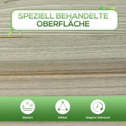 Verhoogde Plantenbak – Houten Tuinbak – Plantentafel – Bloemenbak – Groentebak – Stevige Constructie – Drainage Gaten – 91x51x76 cm – Groene Kleur