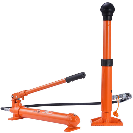 Hydraulische Krikset – Hydraulische Pomp – Hydraulische Cilinder – Auto Krik – Reparatieset – Max Draagkracht 12 Ton – Gietijzeren Cilinder & TPU Afdichtingen