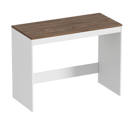 Wasmachinekast – Ombouwmeubel – Opbergkast – Wasmachine Meubel – Bovenkast – Ruim Werkblad 128x60 cm – Massief Hout & Kunststof – Wit Bruin