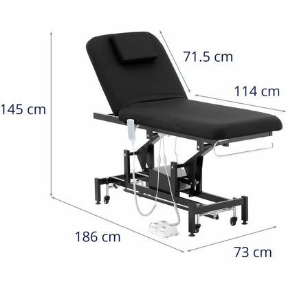 Massagetafel – Behandelbank – Massagebed – Therapiebed – Schoonheidstafel – Elektrisch Verstelbaar – Maximaal Draagvermogen 200 kg