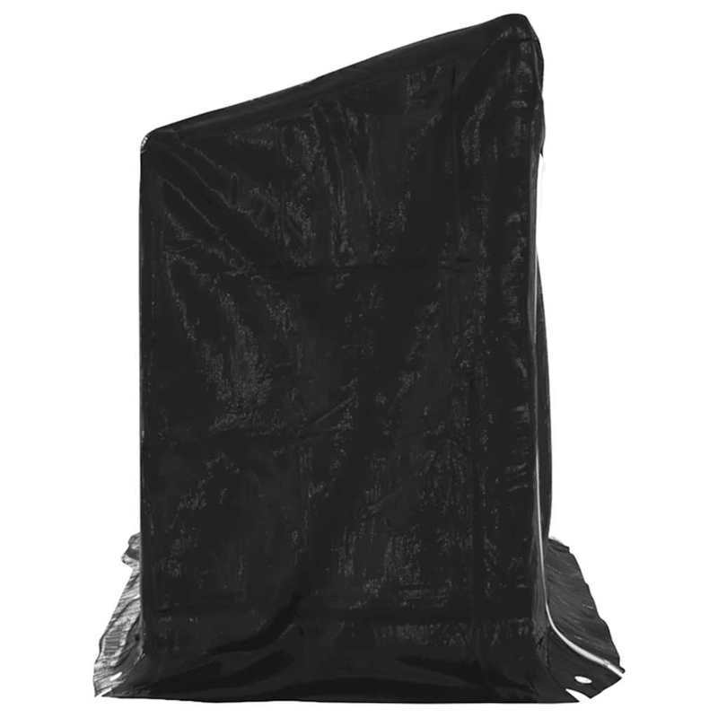 Houtopslag – Haardhoutrek – Brandhoutrek – Houtberging – Buitenrek – Roestvrijstalen Frame – Waterafstotende Regenkap 200,5x60,5x110,5 cm