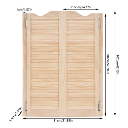 Kamerdeur – Dubbele Deur – Schuifdeur – Binnendeur – Room Divider – Massief Dennenhout – 180° Draaibaar – Geluidsarm Scharnier
