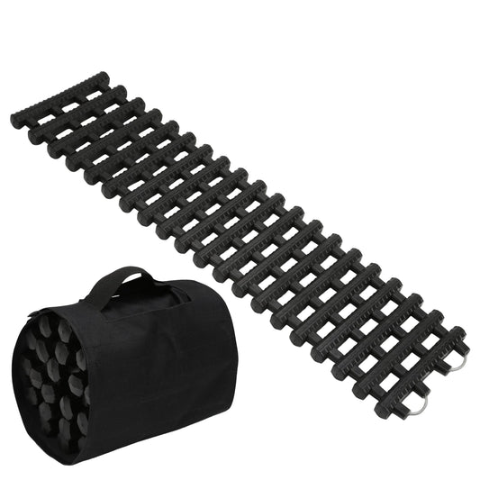 Sneeuwkettingen – Antislip Matten – Tractieplaten – Sneeuwsokken – Traction Mats – 100 x 21 cm – Versterkt Rubber Met Stalen Kabels
