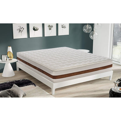 Memory Foam Mattress, 22 cm Height, 5 cm Thermal Memory, with Comfort Zones, Medium/Firm Support, Pressure Point Relief System