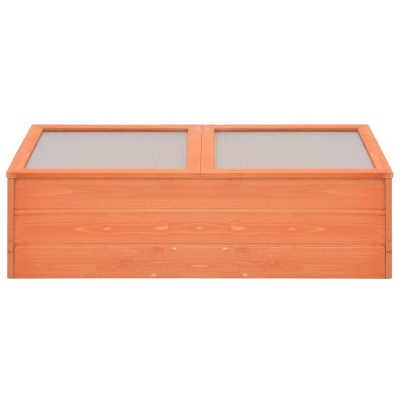 Kweekkas – Tuinkas – Broeikas – Plantenkas – Mini Kas – Houten Constructie – Compact 100x50x34 cm