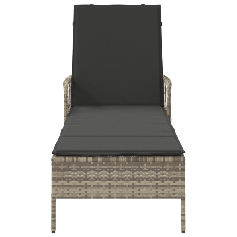 Inklapbaar Loungebed – Sunlounger – Ligstoel – Tuinstoel – Balkonstoel – Ergonomisch Design – Weerbestendig Rattan