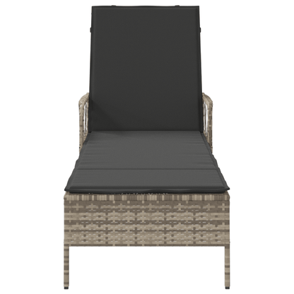 Inklapbaar Loungebed – Sunlounger – Ligstoel – Tuinstoel – Balkonstoel – Ergonomisch Design – Weerbestendig Rattan