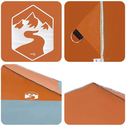 Pop-Up Partytent – Evenemententent – Schaduw Tent – Feesttent – Buitentent – Snel Opzetten – UV Bescherming – Oranje