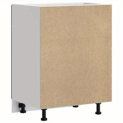 Keukenkastje – Wandkast – Opbergkast – Keukenkast – Kastje Zwart – MDF Hardhout – Ruimtebesparend Design – 2 Deuren 1 Lade