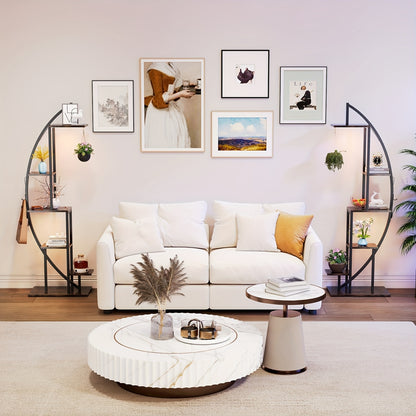 Plantenrek – Etagerek – Bloemplanken – Opbergrek – Stellingkast – 6-laags Metalen Rek – Stevig Met Brede Basis – Gemakkelijke Montage Zonder Gereedschap – Ruimtebesparend Design 160x50x30 cm
