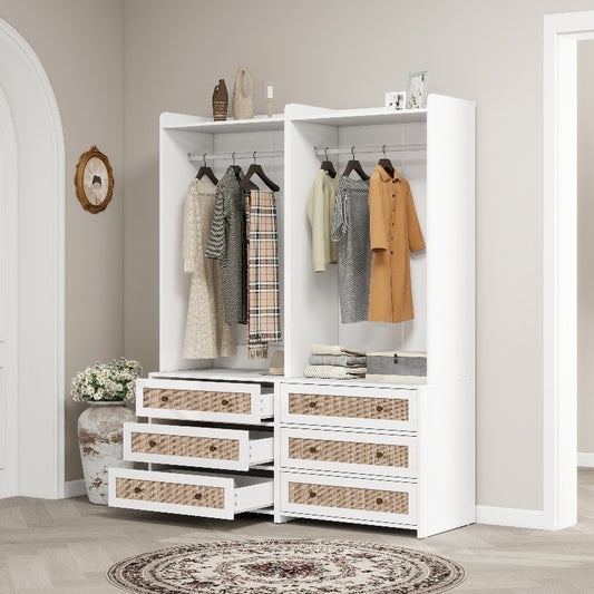 Eetkamerstoelen Set – Stoelen – Designstoelen – Zijstoelen – Kuipstoelen – 2 stuks Wit & Rood – Kunstleer Bekleding – Ergonomisch Comfort – Metal Frame
