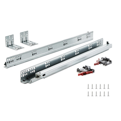 Ladegeleiders – Ladegeleiderrails – Laderails – Ladegeleiderprofielen – Ladegeleiderbeslag – 21 Inch – Volledig Uittrekbaar – Softclose Silent Mechanisme