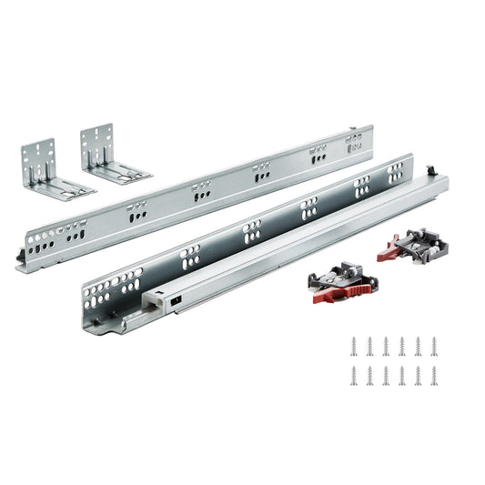 Ladegeleiders – Ladegeleiderrails – Laderails – Ladegeleiderprofielen – Ladegeleiderbeslag – 21 Inch – Volledig Uittrekbaar – Softclose Silent Mechanisme