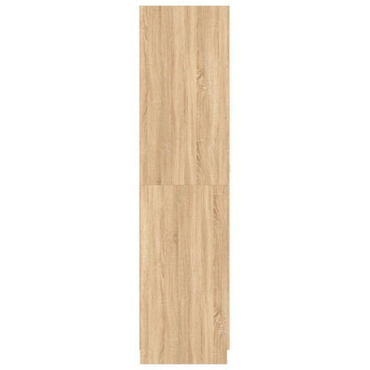 Staande Kledingkast – Kledingkast – Garderobekast – Opbergkast – Linnenkast – Modern Minimalistisch Design – Ruime Opbergruimte – Duurzaam Zacht Hout – Eenvoudige Montage – Variant Bruin