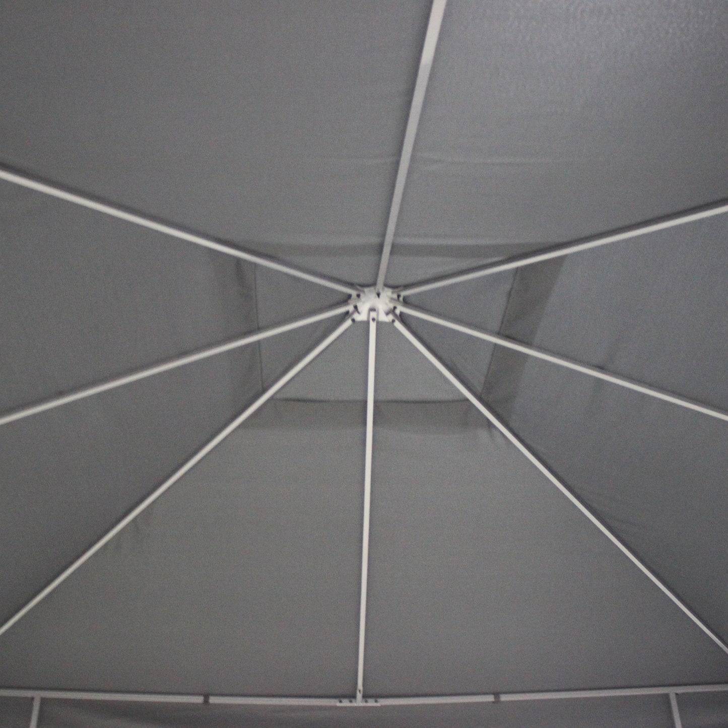 Tuinpaviljoen – Partytent – Pergola – Prieel – Tuintent – Stalen Frame – Waterafstotend Polyester Dak – 2,95 x 2,95 m – Ventilatieopeningen
