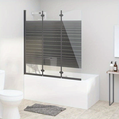 Badscherm 3 Panelen – Douchewand – Badwand – Opvouwbaar Scherm – Privacy Scherm – Metalen Frame – Waterafstotende Stof – Compact & Lichtgewicht