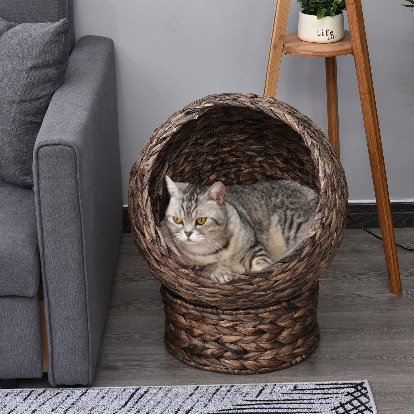 Hondenhek – Hondenafscheiding – Huisdierbarrière – Traphekje – Vrijstaand Hondenhekje Wit – Steunvoeten Voor Stabiliteit – Geschikt Voor Brede Doorgangen 207,5x30x61 cm