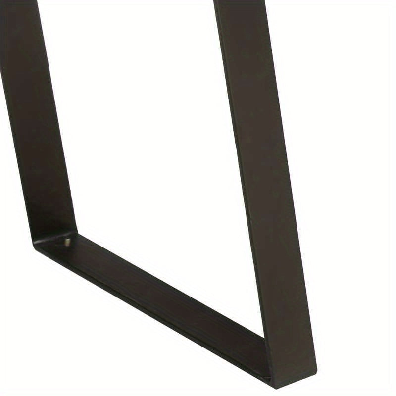 Acaciahouten Wandtafel – Sidetable – Schrijftafel – Dressoir – Wandmeubel – Massief Hout – Zwart Metalen Frame – 99x36x76 cm – Vloerstaand Ontwerp – Unieke Natuurlijke Rand – Bruin