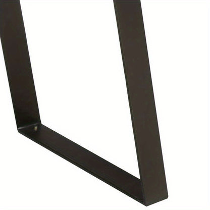 Acaciahouten Wandtafel – Sidetable – Schrijftafel – Dressoir – Wandmeubel – Massief Hout – Zwart Metalen Frame – 99x36x76 cm – Vloerstaand Ontwerp – Unieke Natuurlijke Rand – Bruin