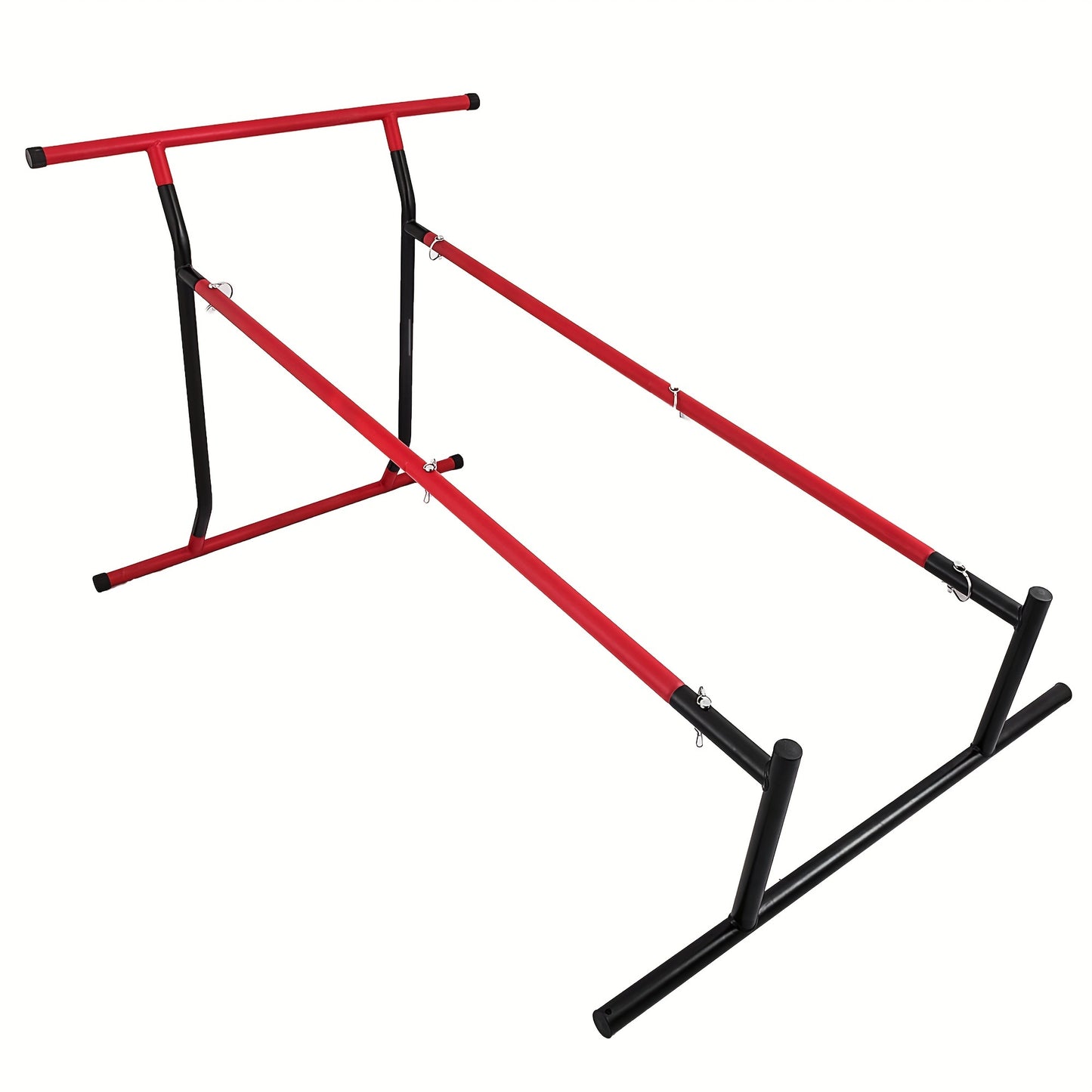 Pull Up Station 99.79KG Adjustable Power Tower Dip Station Multi Function Pull Up Dip Bar Tower, Pull Up Bar For Home Gym Strength Training Dip Stands, Red & Black