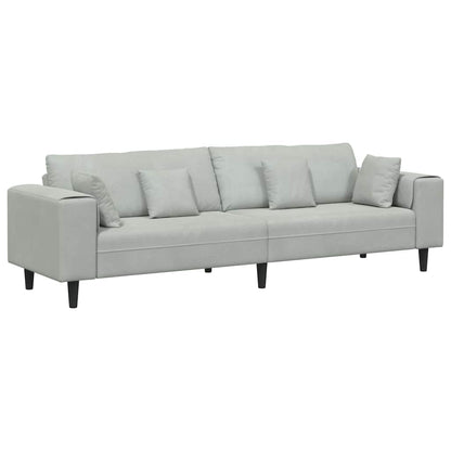 Velvet Bank – Fluwelen Sofa – Zitbank – Loungebank – Slaapbank – Zacht Fluweel – Stevig Houten Frame – Turquoise Zonder Ottoman