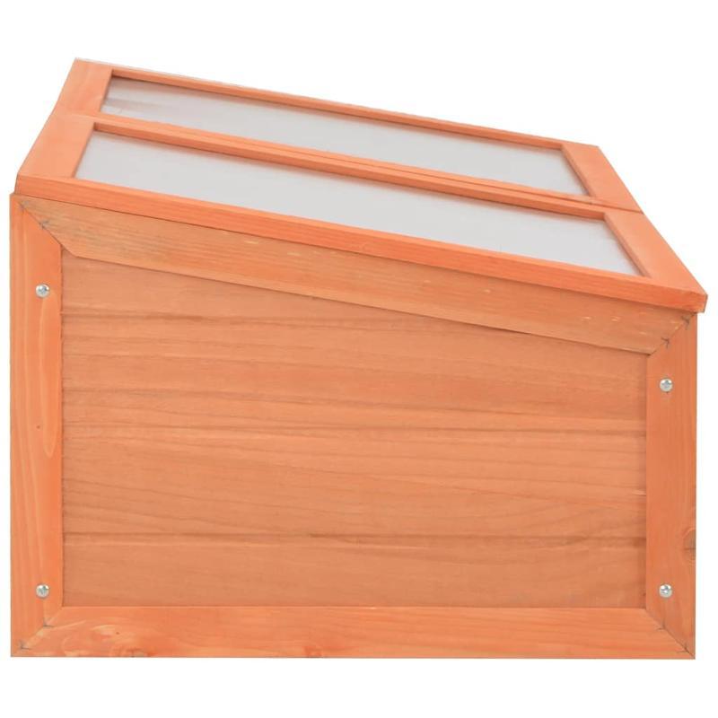 Kweekkas – Tuinkas – Broeikas – Plantenkas – Mini Kas – Houten Constructie – Compact 100x50x34 cm